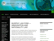 Tablet Screenshot of murphy-law-firm.com